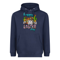 Navy Happy Easter Day Rodeo Heavyweight Hoodie - Neo Western