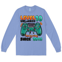 Colony Blue level 10 unlocked awesome since 2013 Long Sleeve Tee - MaliasSmallBusiness