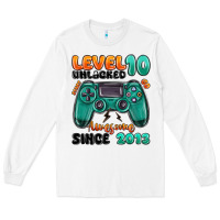 White level 10 unlocked awesome since 2013 Long Sleeve Tee - MaliasSmallBusiness