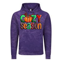 Cloud Purple cozy season with fall colors palette and pumpkin Vintage Hoodie - AdoDesignShop