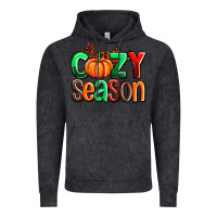 Vintage Black cozy season with fall colors palette and pumpkin Vintage Hoodie - AdoDesignShop