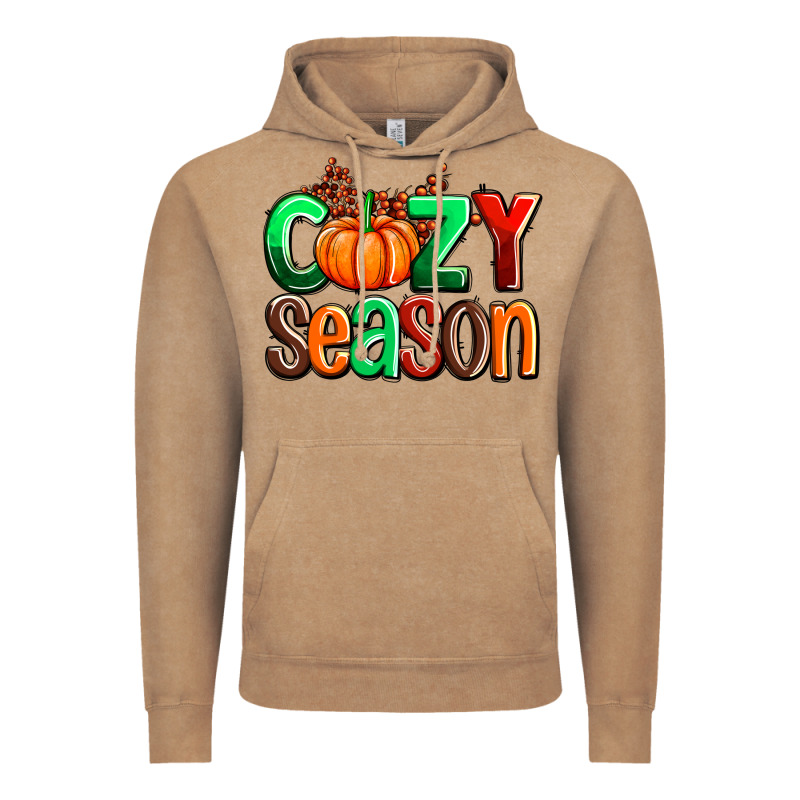 Cozy Season With Fall Colors Palette And Pumpkin Vintage Hoodie by AdoDesignShop | Teevron