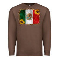 Chestnut mexico flag background Premium Sweatshirt - HRA Design Shop