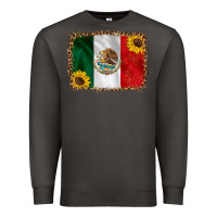 Smoke mexico flag background Premium Sweatshirt - HRA Design Shop