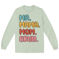 Matcha ma mama mom bruh Long Sleeve Tee - MaliasSmallBusiness
