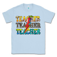 Dusty Blue teacher teacher Classic Tee - Zillion Design Studio