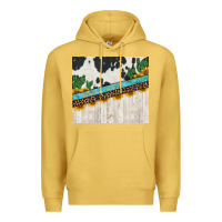 Antique Gold cowhide sunflowers cactus Premium Hoodie - Jasminsmagicworld