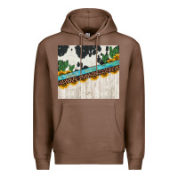 Chestnut cowhide sunflowers cactus Premium Hoodie - Jasminsmagicworld