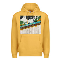 Mustard cowhide sunflowers cactus Premium Hoodie - Jasminsmagicworld