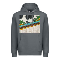 Rock cowhide sunflowers cactus Premium Hoodie - Jasminsmagicworld