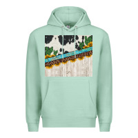 Seafoam cowhide sunflowers cactus Premium Hoodie - Jasminsmagicworld