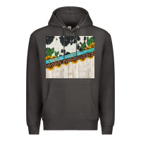 Smoke cowhide sunflowers cactus Premium Hoodie - Jasminsmagicworld