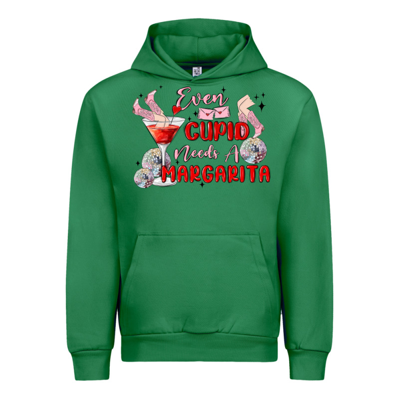 Even Cupid Need A Margarita Urban Hoodie by MaliasSmallBusiness | Teevron