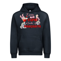 Navy even cupid need a margarita Urban Hoodie - MaliasSmallBusiness