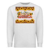 Oatmeal Heather god bless america tumbler Premium Sweatshirt - HRA Design Shop