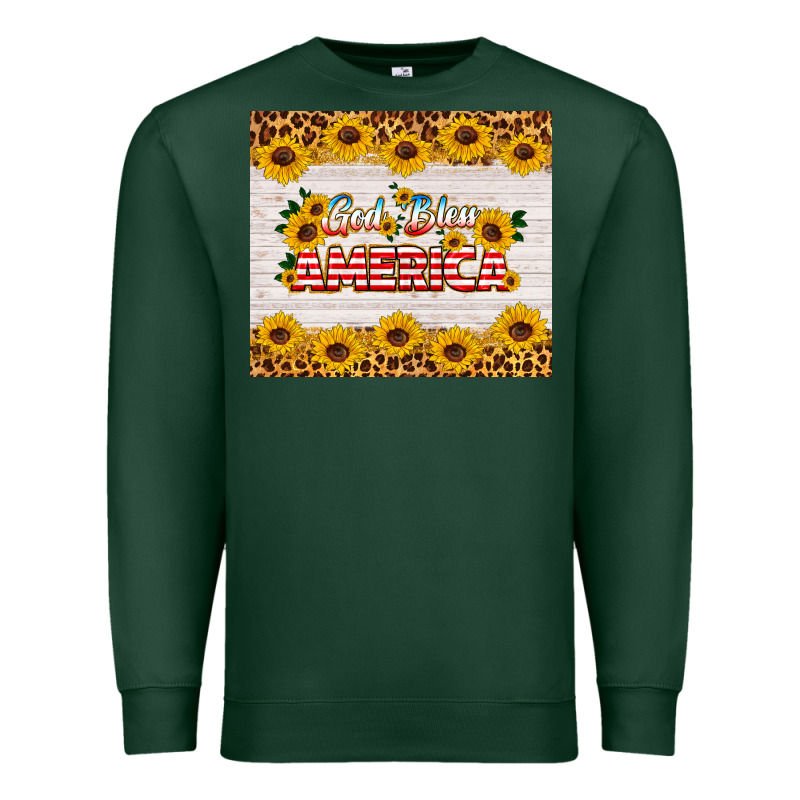 God Bless America Tumbler Premium Sweatshirt by HRA Design Shop | Teevron