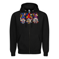 Black usa with gnome billie wilder Zipper Hoodie - texasbilliewilder