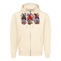 Sandshell usa with gnome billie wilder Zipper Hoodie - texasbilliewilder