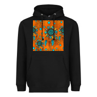 Black western dreamcatchers seamless pattern Heavyweight Hoodie - HRA Design Shop