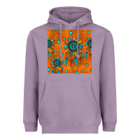 Lavender western dreamcatchers seamless pattern Heavyweight Hoodie - HRA Design Shop
