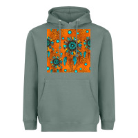 Sage western dreamcatchers seamless pattern Heavyweight Hoodie - HRA Design Shop