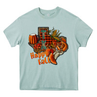 Arona happy fall texas Heavy Core Tee - CowhideDigitalArt