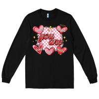 Black valentines day positive affirmations Long Sleeve Tee - MaliasSmallBusiness