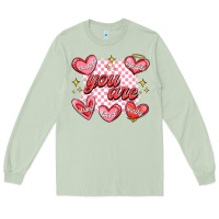 Matcha valentines day positive affirmations Long Sleeve Tee - MaliasSmallBusiness