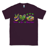 Plum Peace Love King Cake Classic Tee - RanaPortraitStore