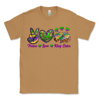 Toasted Coconut Peace Love King Cake Classic Tee - RanaPortraitStore