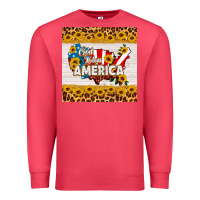 Cardinal god bless america square coaster Premium Sweatshirt - HRA Design Shop