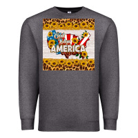 Charcoal Heather god bless america square coaster Premium Sweatshirt - HRA Design Shop
