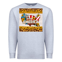 Heather Grey god bless america square coaster Premium Sweatshirt - HRA Design Shop