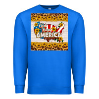 True Royal god bless america square coaster Premium Sweatshirt - HRA Design Shop