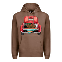 Chestnut Christmas truck Premium Hoodie - BarkalooDesign
