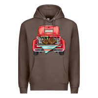 Coffee Christmas truck Premium Hoodie - BarkalooDesign