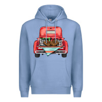 Colony Blue Christmas truck Premium Hoodie - BarkalooDesign