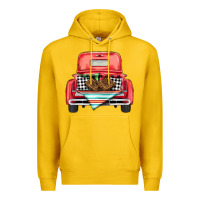 Lemon Christmas truck Premium Hoodie - BarkalooDesign