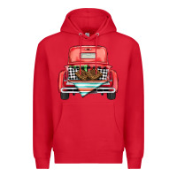Red Christmas truck Premium Hoodie - BarkalooDesign