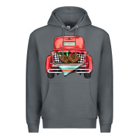 Rock Christmas truck Premium Hoodie - BarkalooDesign