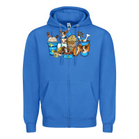 True Royal corgi coffee cups Zipper Hoodie - Zillion Design Studio