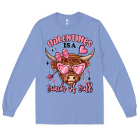 Colony Blue valentines is a bunch of bull Long Sleeve Tee - MaliasSmallBusiness