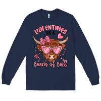 Navy valentines is a bunch of bull Long Sleeve Tee - MaliasSmallBusiness
