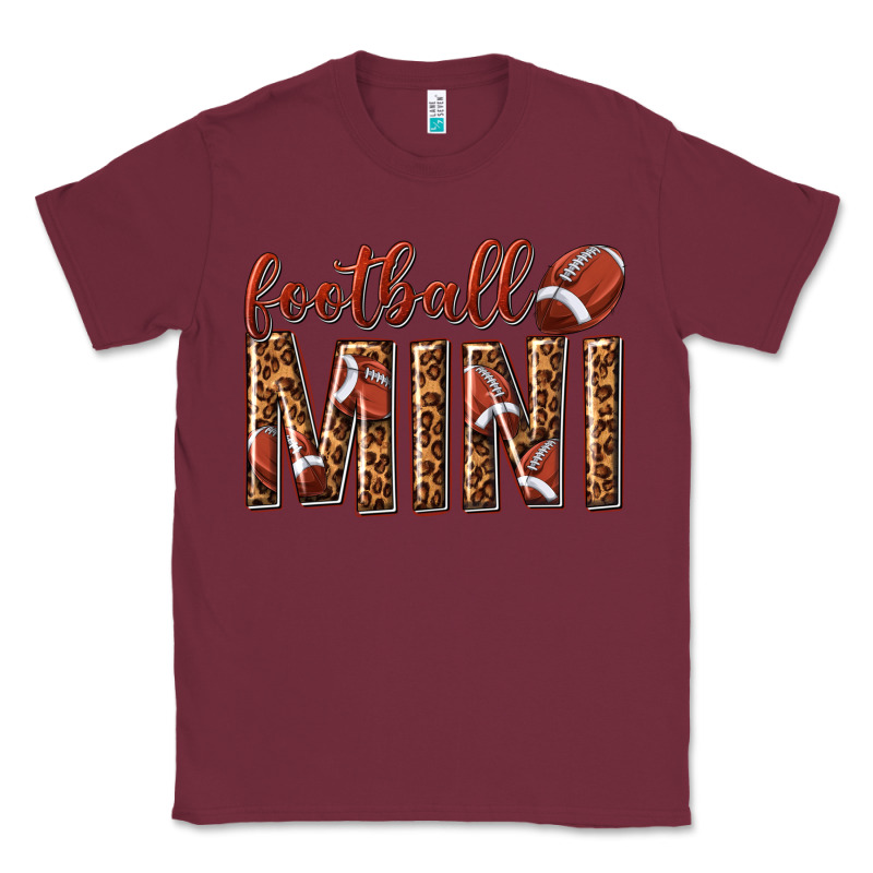 Football Mini With Leopard Classic Tee by texasbilliewilder | Teevron