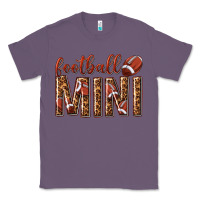 Lavender football mini with leopard Classic Tee - texasbilliewilder