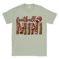 Matcha football mini with leopard Classic Tee - texasbilliewilder