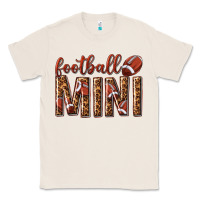 Natural football mini with leopard Classic Tee - texasbilliewilder