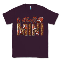 Plum football mini with leopard Classic Tee - texasbilliewilder