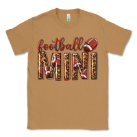 Toasted Coconut football mini with leopard Classic Tee - texasbilliewilder