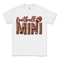 White football mini with leopard Classic Tee - texasbilliewilder